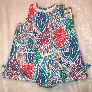 NWT Lilly Pulitzer Baby Lilly Shift in Let Minnow, 18-24 months